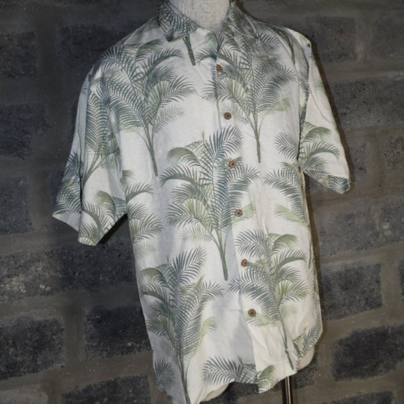 Cotton Jacquard Palm Shirt main image 1